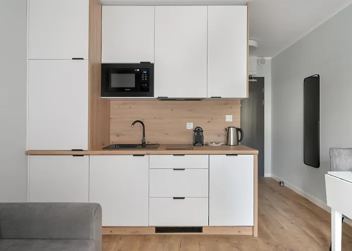 Jasny & Elegancki Apartament Typu Studio Z Tarasem By Renters Apartamento